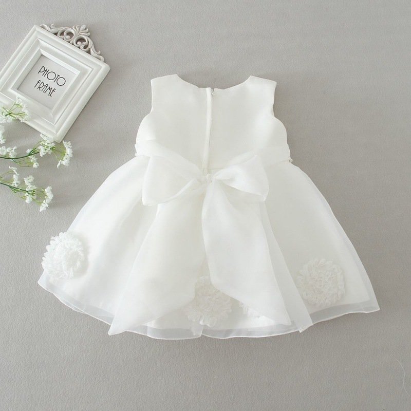 Princess Dress Children's Princess Dress Tutu Skirt One-year-old Baby Baby Girl Dress Flower Girl - Image 4
